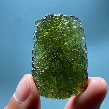 59CT Natural Moldavite | Genuine Czech |Impact Glass| Collector's Energy Stone picture