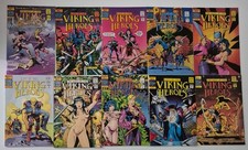 LAST OF THE VIKINGS HEROES Lot☆10 #1-8* NM VF Frank Franzetta, Dave Stevens 1987 picture