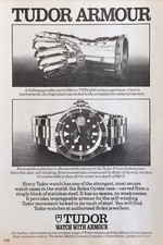 Vintage Tudor Watch Advertisement Armour Campaign Submariner Photo Reprint picture