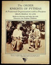 Order Knights Of Pythias 1930's History & Information Pythian Insurance Brochure picture