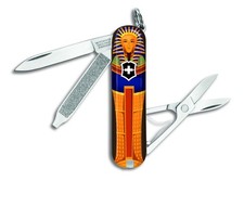 Victorinox Swiss Army HALLOWEEN MUMMY KING TUT CLASSIC SD Knife Multi Tool RH217 picture