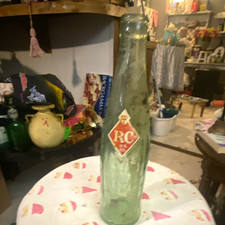 RC Vintage Royal Crown 10 fl oz Green Glass Soda Bottle picture