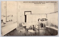 Postcard Operating Room at St. Mary's Hospital Rochester Minnesota c1920 picture