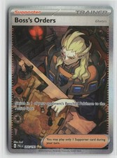 Boss's Orders - Special Illustration Rare Holo PAL 265/193 NM picture