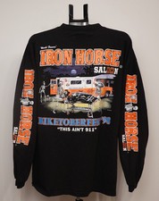 Biketoberfest 98 Iron Horse Saloon Harley Skeleton This Ain't 911 XL LS T-Shirt picture