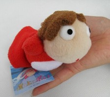 Cute Ponyo Stuffed Plush Toy Ponyo on the Cliff by the Sea 10cm key chains picture