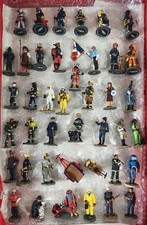 40 x Del Prado Pewter Figurine - Fireman / Fireman firedress 1995 - 2003 picture