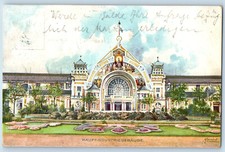 Stuttgart Germany Postcard Main Industrial Building 1906 Antique Posted picture