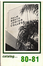 VTG 1980-81 PALM BEACH JUNIOR COLLEGE, PBJC, CATALOG LAKE WORTH, FL FACULTY picture
