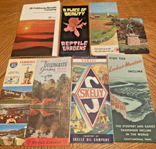 Vintage Travel Brochure Map Ephemera Pamphlets Kansas Lookout Mountain Tennessee picture
