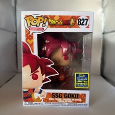 Funko Pop Dragonball Super SSG Goku 827 - 2020 SDCC Summer Convention Exclusive picture