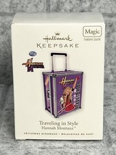 2010 Hallmark Keepsake Ornament Hannah Montana 'Traveling In Style' Sound - NEW picture