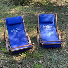 Pair of Kenny Chesney's Blue Chair Bay Premium Rum Beach / Lounge chairs picture