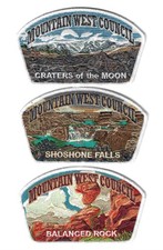 BSA CSP MOUNTAIN WEST COUNCIL 2026 MONUMENT 100 MADE VIP SET ISSUE SA-77,78,79 picture