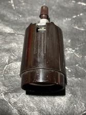 NOS CIRCLE F Phenolic Bakelite 2 Piece Bottom Husk Socket, 3 WAY Turn Knob (USA) picture