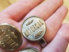 Vintage JR Gaunt & Son Inc MOTORMAN - Uniform Button - LOT OF 4 - NICE picture
