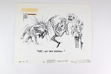 1972 John Fischetti Original Political Cartoon John Connally Nixon Economic picture