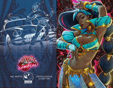 BIG DOG INK PRINCESSES vs ZOMBIES #2 JASMINE MEL MILTON VARIANT picture