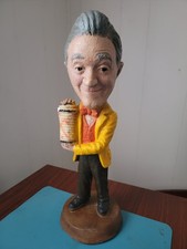 Vintage 1972 Stan Laurel Chalkware - Squeezebox RARE Collectible Sculpture Piece picture