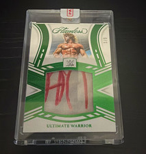 2024 Panini Flawless Jumbo Memorabilia Emerald Ultimate Warrior 1/5 SSP SEALED picture