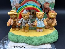 1998 Enesco Cherished Teddies Follow The Yellow Brick Road Collector's Set picture