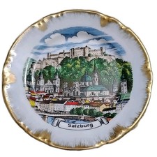 vintage souvenir plate from Salzburg, produced by Schlogl-ViennaAustria picture