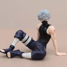 9CM Naruto Kakashi Hatake Sitting Pose PVC Anime Figure Model Toy Collection picture