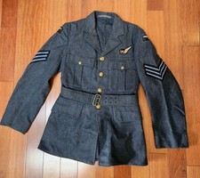 RAF NO1 JACKET Royal Air Gunner Tunic Force Mans Dress British Vtg Military WWII picture