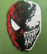 SPIDER-MAN | VENOM 50/50 CUSTOM TUFTED RUG 3x4 FRAME  picture