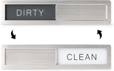 Kitchentour Dishwasher Magnet Clean Dirty Sign, Premium Stainless Steel picture
