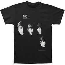 Beatles With The Beatles Vintage T-shirt Black unisex Gift Family A551 picture