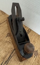 Antique Stanley Bailey Transitional Wood Sole Plane Vintage Hand Tool picture