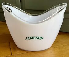 Jameson Irish Whiskey Thick Acrylic White Bottle Service Ice Bucket *BRAND NEW* picture