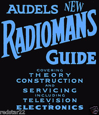 AUDEL'S NEW RADIOMANS GUIDE - HOW TO REPAIR TUBE RADIO SERVICING 1941 picture