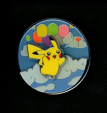Pokémon Flying & Surfing Pikachu Collector Pin Celebrations 25th Anniversary NEW picture
