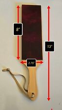 Duke City 2 Sided Paddle Strop Veg Tan Cowhide (Fine Leather & Suede) picture