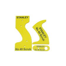 Stanley No 40 3-Piece Scrub Plane Tote Template Set picture