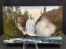 POSTCARD: Snoquaimie Water Falls Washington State J13 picture