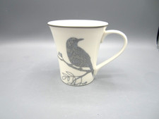 222 Fifth, Fontana, White Silver Bird on Bra nch, Tea Coffee Mugs 11 oz (323) picture