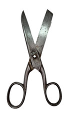 Vintage Tailor's Christians Scissors Solingen Germany Early Last Century picture