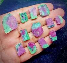 10pcs Naturals Raw Ruby In Zoisite Rough Stone Uncut High Ruby Content Collector picture