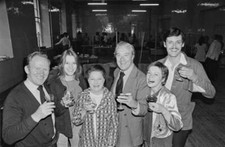 The cast of LWT television series 'Upstairs Downstairs' 1974 OLD PHOTO picture