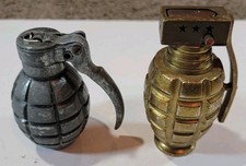 Vintage 1950’s Combat P.G.L. Pat 14210  Hand Grenade Table Lighter And Bonus picture
