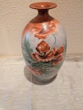 Antique D&C France Hand Painted Limoger Porcelain Vase 11