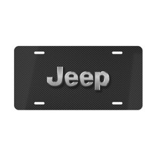 Jeep, License Plate New Car Tag Metal Aluminum - USA picture