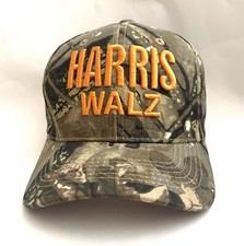 Harris Walz Camo 3D Embroidered Hat KAMALA for President 2024 picture