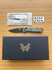 Nodak Custom “Autumn Oxide” Shipwreck Copper Benchmade 533 Mini Bugout S30V picture