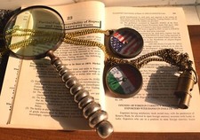 The Modern Explorer: A Nickel-Designed Magnifying Glass for Sleek Observations picture