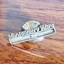 Vintage Montgomery Ward 2 Year Employee Service Award Pinback Pin picture
