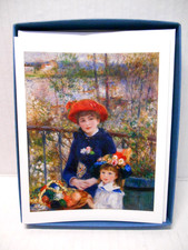 9 Art Institute of Chicago Renoir Notecards Envelopes TWO SISTERS On The Terrace picture
